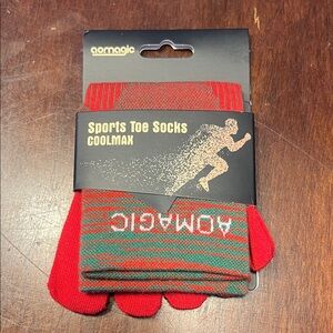 🧦 AoMagic Sports Toe Socks COOLMAX – New in Package